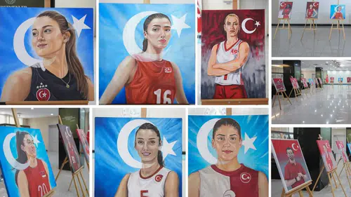 Güzel Sanatlar Liselerinden Filenin Sultanları'na anlamlı sergi