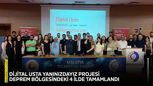 Dijital Usta Yanınızdayız Projesi deprem bölgesindeki 4 ilde tamamlandı