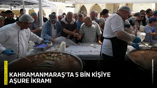Kahramanmaraş’ta 5 bin kişiye aşure ikramı