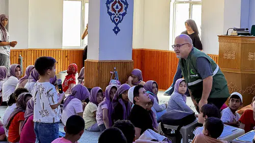 Yaz Kur'an Kursu öğrencilerine bağımlılıkla mücadele eğitimi verildi