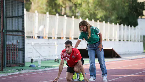 Türkiye şampiyonu milli atlet Ergün, olimpiyat hedefi için koşuyor