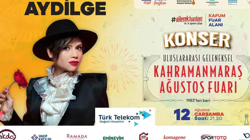 KAFUM fuar alanı Aydilge’nin şarkıları ile renklenecek
