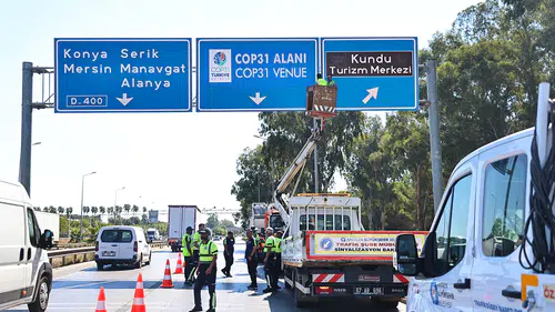 Antalya'daki yollar COP31 İklim Zirvesi'ne hazırlanıyor