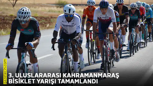 3. Uluslararası Kahramanmaraş Bisiklet Yarışı tamamlandı