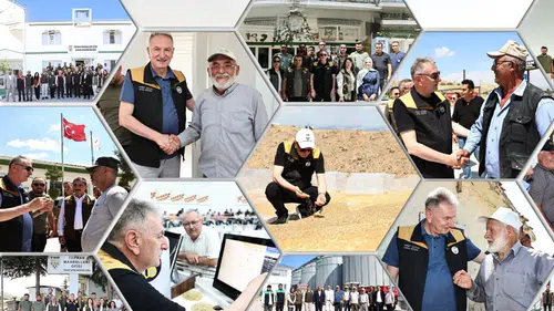 TMO Genel Müdürü Ahmet Güldal’dan dört ilde hububat alım mesaisi