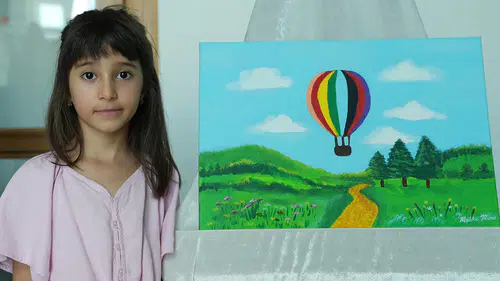 Miniklerin sanat yolculuğu sergiyle taçlandı