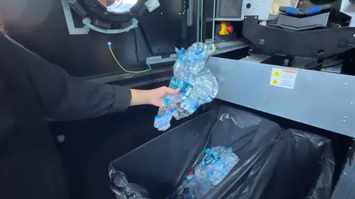 DOA makinelerine bırakılan atıkların geri dönüşüm yolculuğu