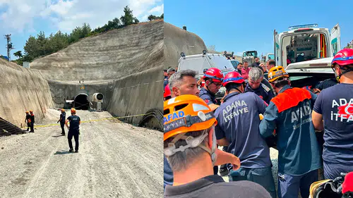 İçme suyu tünel hattında göçük!