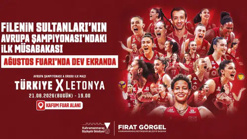 Filenin Sultanlarının Avrupa Şampiyonası heyecanı KAFUM’da dev ekranda