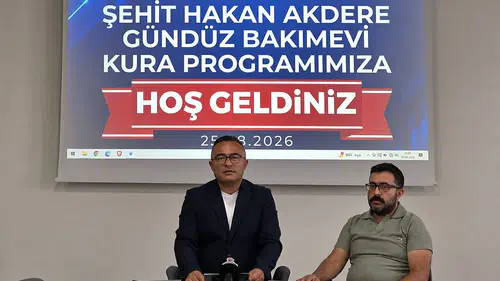 Onikişubat’ta Gündüz Bakımevi’nin yeni dönemin kuraları çekildi