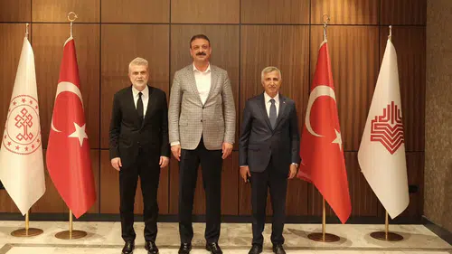 Vali Ünlüer ve Başkan Görgel’den Vakıflar Genel Müdürlüğü’ne ziyaret