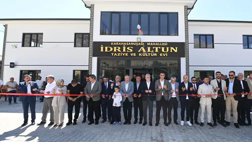 Elbistan’da İdris Altun Taziye ve Kültür Evi hizmete açıldı