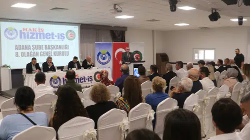 Hizmet-İş Sendikası Adana Şubesi başkanı Durna güven tazeledi