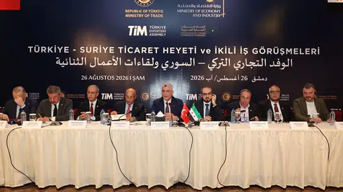 Bakan Bolat, Türk ve Suriyeli iş dünyası temsilcileriyle bir araya geldi