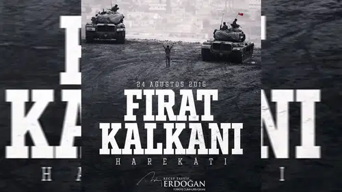 Cumhurbaşkanı Erdoğan'dan Fırat Kalkanı Harekatı paylaşımı