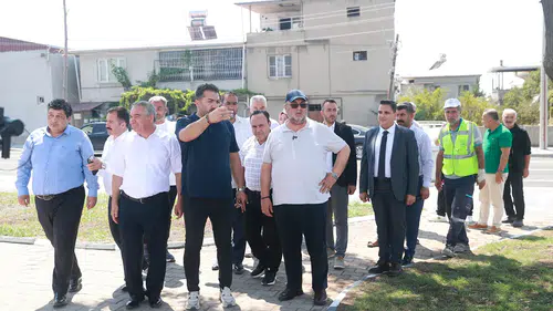 Başkan Akpınar Karaziyaret’te Prestij Sokak Projesini inceledi