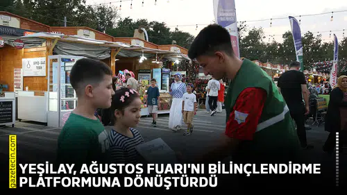 Yeşilay, Ağustos Fuarı'nı bilinçlendirme platformuna dönüştürdü