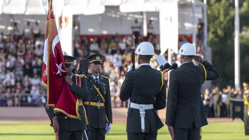 MSÜ Harp Okulları Diploma Alma ve Sancak Devir Teslim Töreni düzenlendi