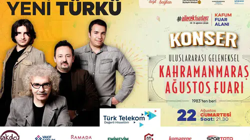 Yeni Türkü'nün sevilen şarkıları Kahramanmaraş’ta yankılanacak