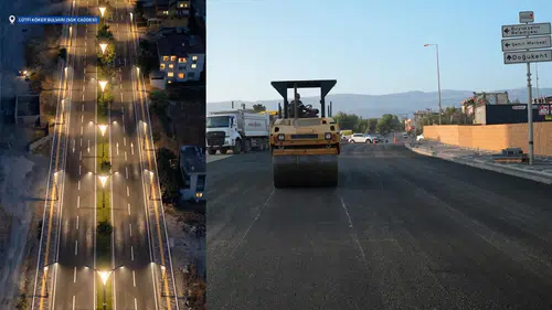 Andırın’a yeni köprü, Lütfi Köker Bulvarı’na sıcak asfalt