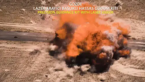 ASELSAN'ın LGK-84 güdüm kiti iki farklı hedefi tam isabetle vurdu