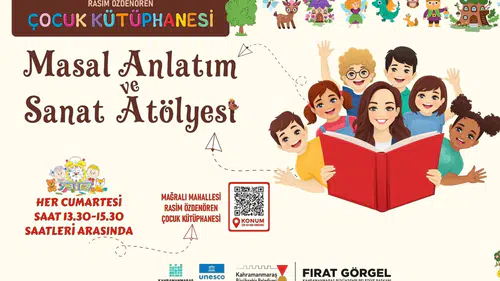 Masal anlatım ve sanat atölyesi minikleri bekliyor