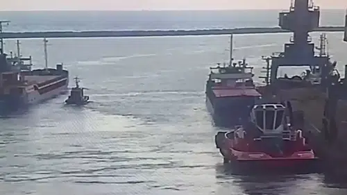 Marmara Denizi'nde batan geminin İskenderun'dan çıkış görüntüsüne ulaşıldı