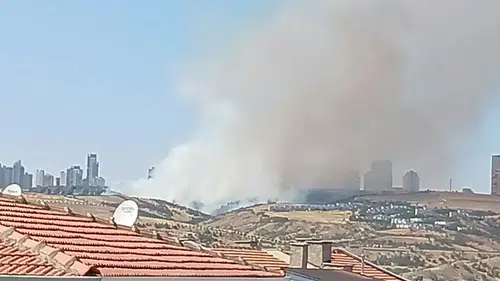 Kahramanmaraş'ta ziraat alanında çıkan yangın kontrol altına alındı