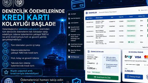 Denizcilikte C kodu alarak bankaya gitme devri kapanıyor