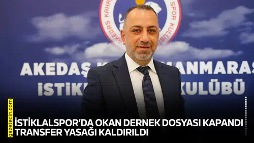 İstiklalspor’da Okan Dernek dosyası kapandı, transfer yasağı kaldırıldı
