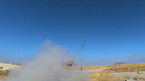 ROKETSAN KARAOK ilk kez hava hedefini vurdu