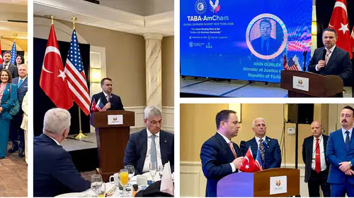 Adalet Bakanı Gürlek, New Jersey'de düzenlenen Küresel iş Zirvesi’nde konuştu