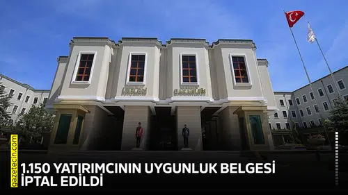 1.150 yatırımcının uygunluk belgesi iptal edildi