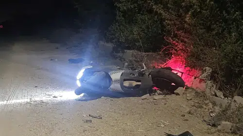 Gaziantep'te devrilen motosikletteki 2 kardeş kaza yerinde can verdi