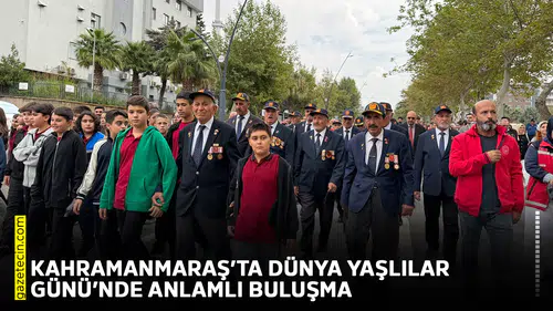 Kahramanmaraş’ta Dünya Yaşlılar Günü’nde anlamlı buluşma