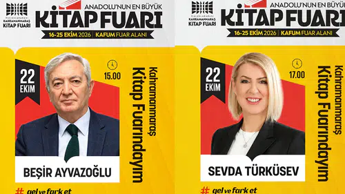 Kitap Fuarı’nda Ayvazoğlu ve Türküsev okurlarla buluşacak