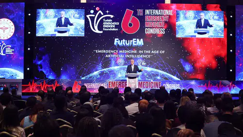 Sağlık Bakanı Memişoğlu, 6. Uluslararası Acil Tıp Kongresi'nde konuştu