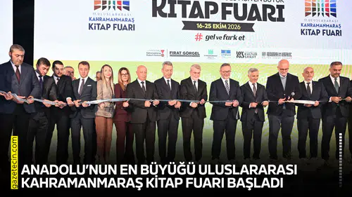 Anadolu’nun en büyüğü Uluslararası Kahramanmaraş Kitap Fuarı başladı