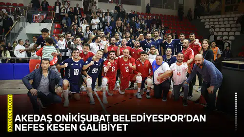 AKEDAŞ Onikişubat Belediyespor’dan nefes kesen galibiyet