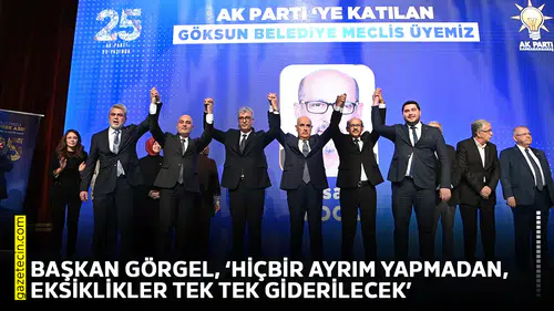 Başkan Görgel, ‘Hiçbir ayrım yapmadan, eksiklikler tek tek giderilecek’