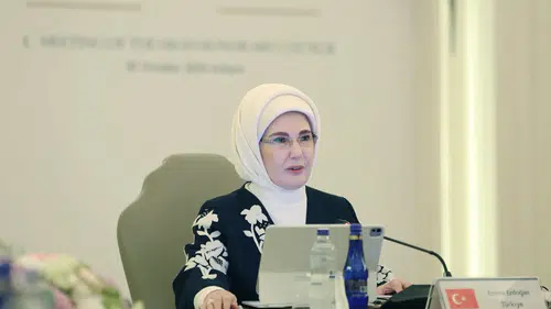Emine Erdoğan, TDT Aile ve Kadın Konseyinde konuştu