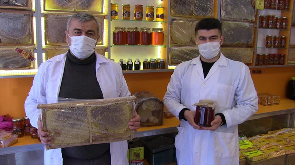 Kahramanmaraşlı bal üreticileri