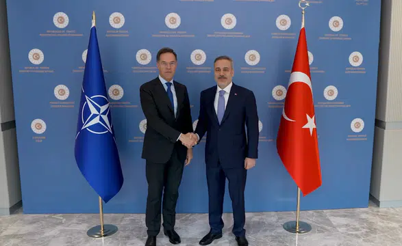 Dışişleri Bakanı Fidan, NATO Genel Sekreteri Rutte ile görüştü