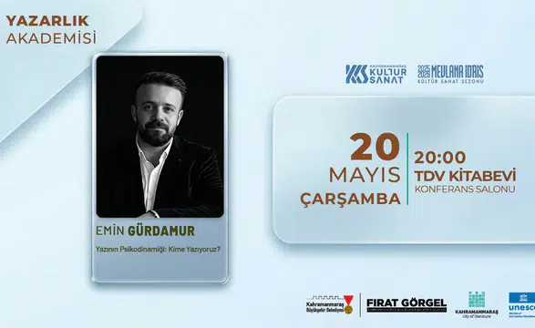 Yazar Emin Gürdamur, yazının psikodinamiğini anlatacak