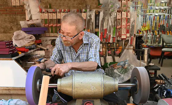 Bıçakçıların Kurban Bayramı mesaisi aralıksız sürüyor