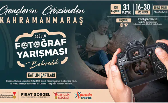 Kahramanmaraş’ta gençlere yönelik ödüllü fotoğraf yarışması
