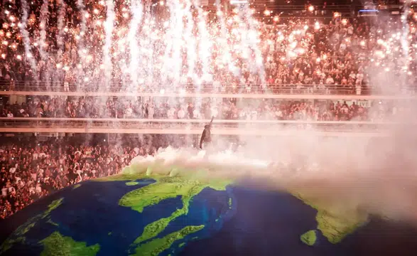 Dünyaca ünlü rapçi Kanye West, ilk kez İstanbul'da konser verdi