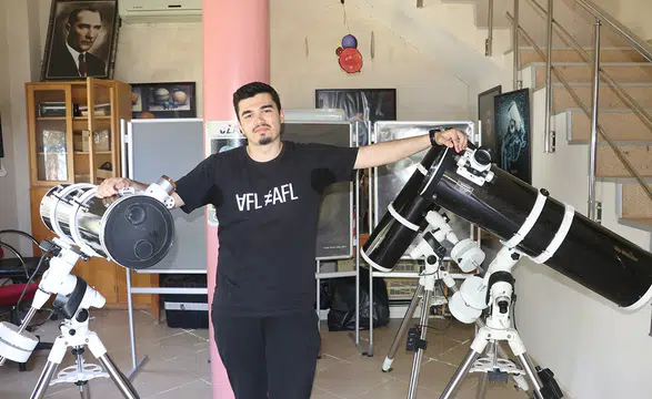 Bilim Olimpiyatları ödüllü liseli Deniz Batu, astronomi ve astrofizikte ilerlemek istiyor
