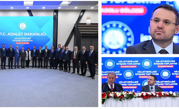 Bakan Gürlek, İç Anadolu Bölgesi milletvekilleri ile bir araya geldi