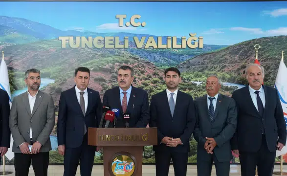 Bakan Tekin, Tunceli'de il eğitim değerlendirme toplantısına katıldı